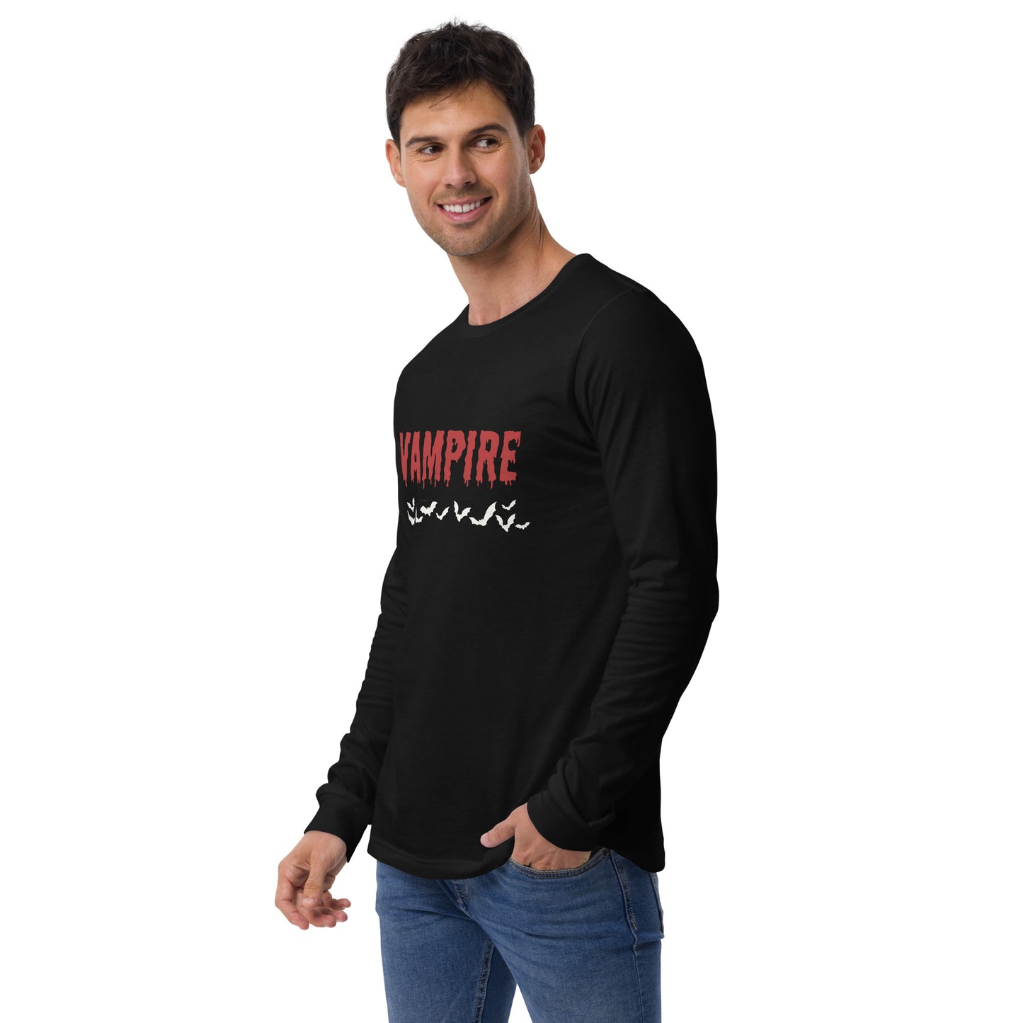 VAMPIRE (RED) UNISEX LONG SLEEVE TEE
