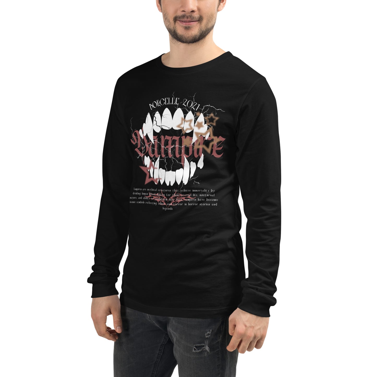 VAMPIRE BOCELLE UNISEX LONG SLEEVE TEE