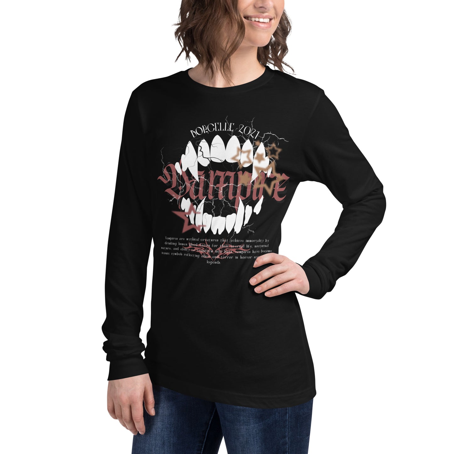 VAMPIRE BOCELLE UNISEX LONG SLEEVE TEE