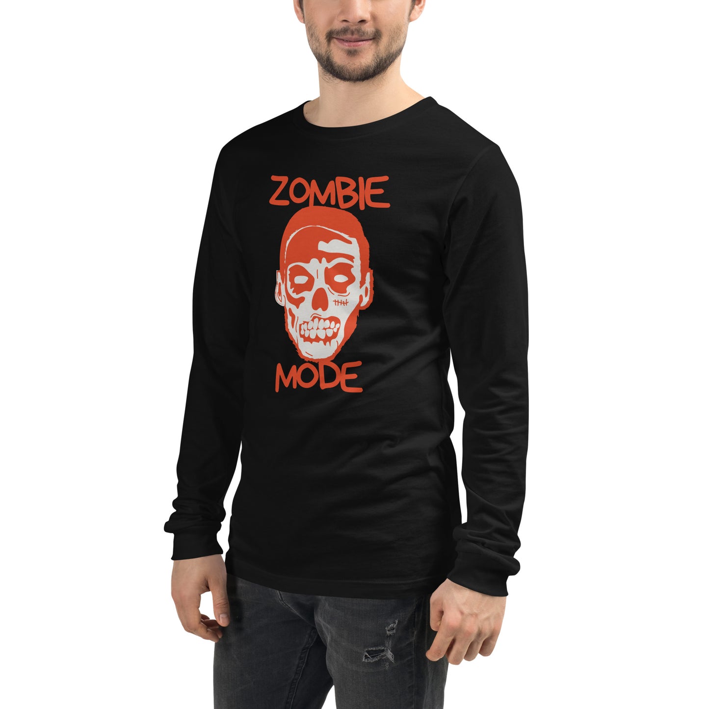 ZOMBIE MODE UNISEX LONG SLEEVE TEE