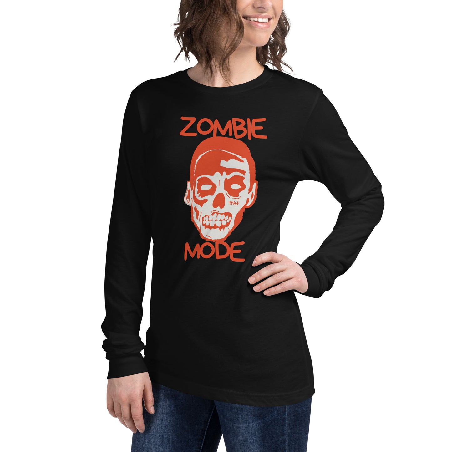 ZOMBIE MODE UNISEX LONG SLEEVE TEE
