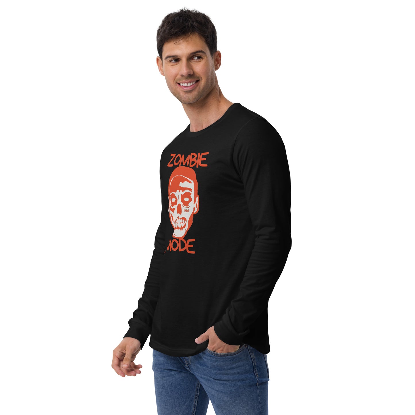 ZOMBIE MODE UNISEX LONG SLEEVE TEE