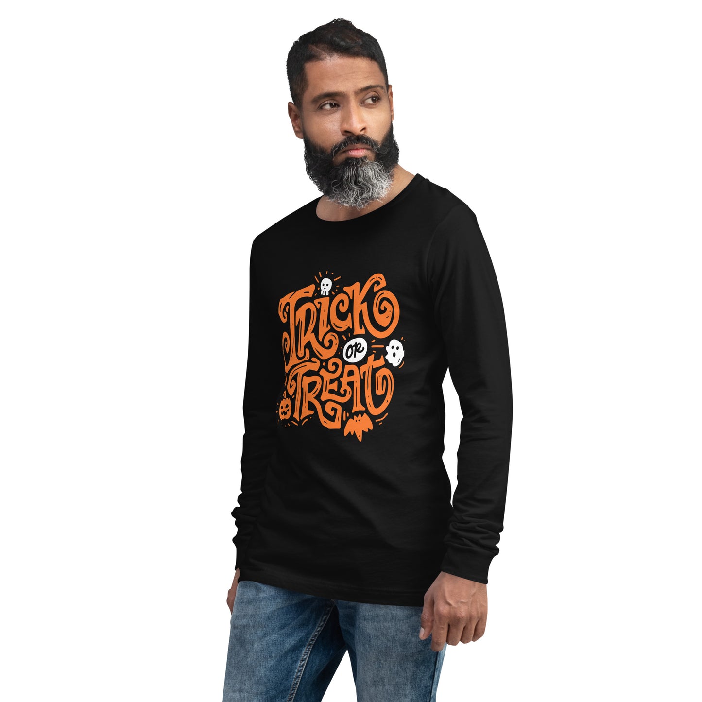 TRICK-OR-TREAT UNISEX LONG SLEEVE TEE