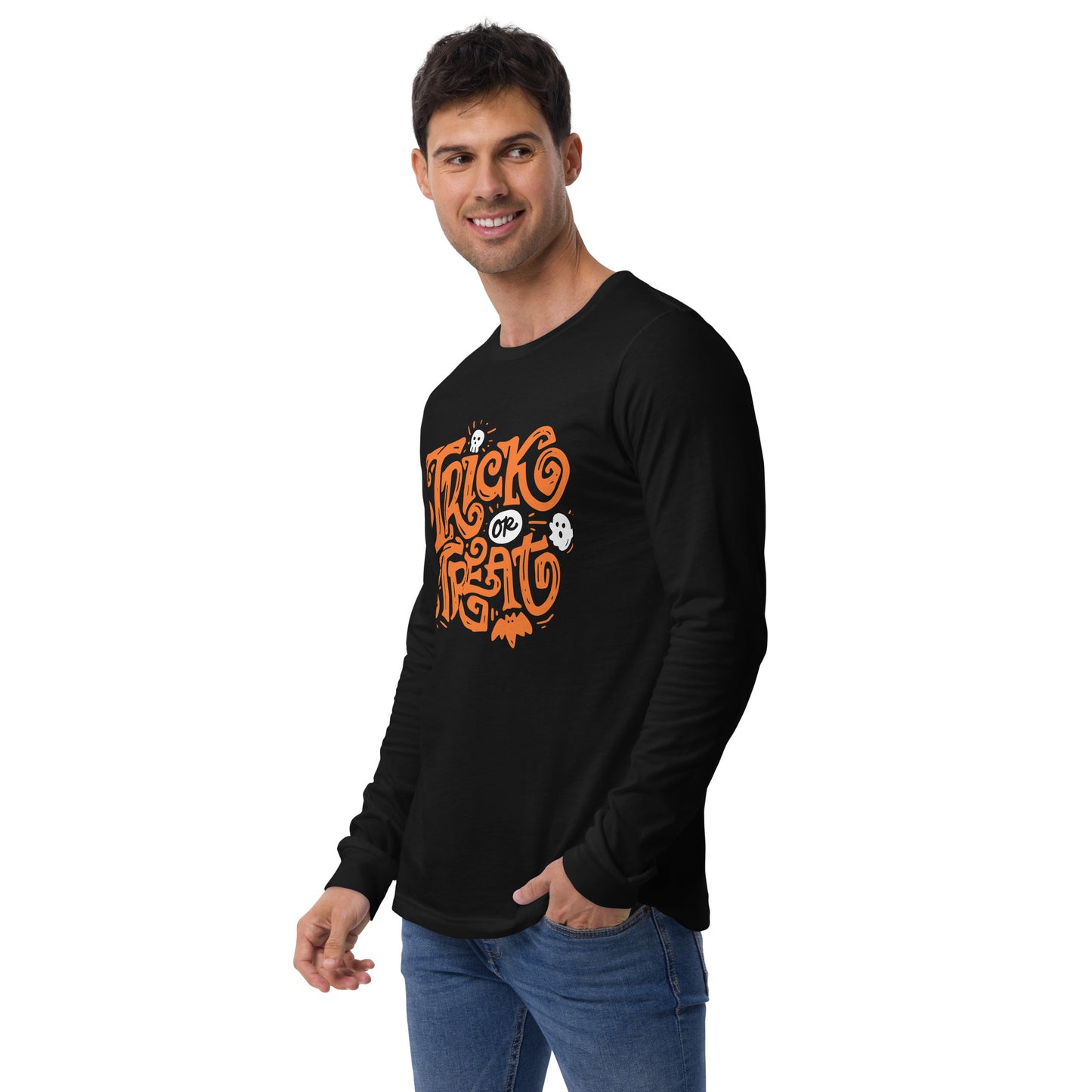 TRICK-OR-TREAT UNISEX LONG SLEEVE TEE