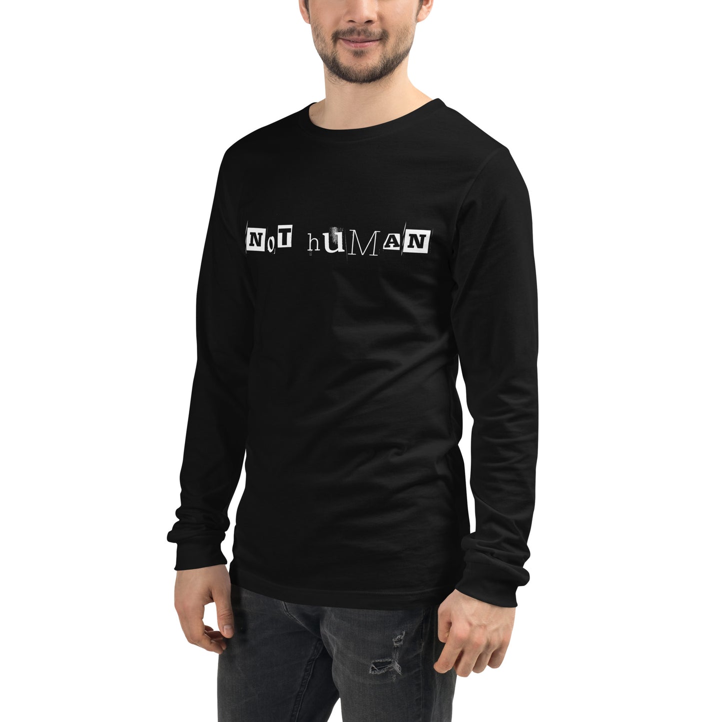 NOT HUMAN UNISEX LONG SLEEVE TEE