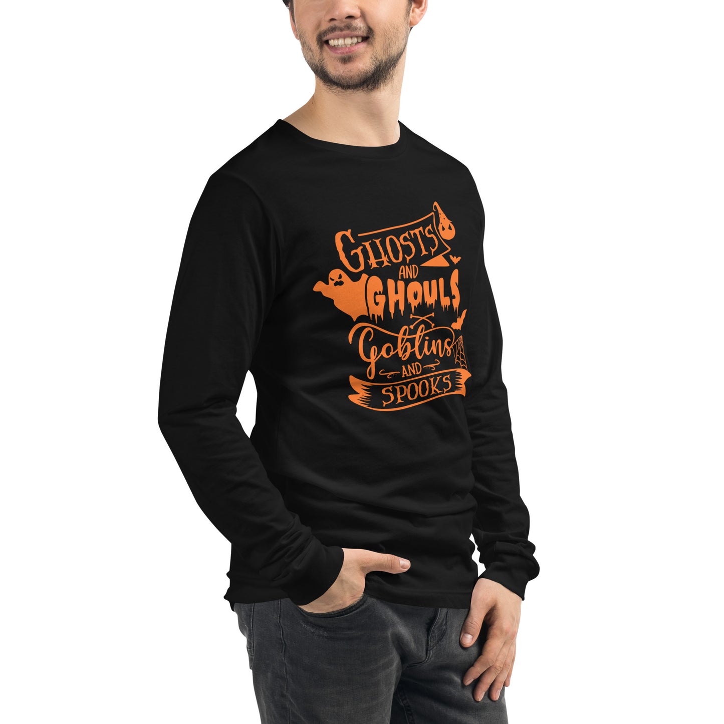 GHOSTS & GHOULS UNISEX LONG SLEEVE TEE