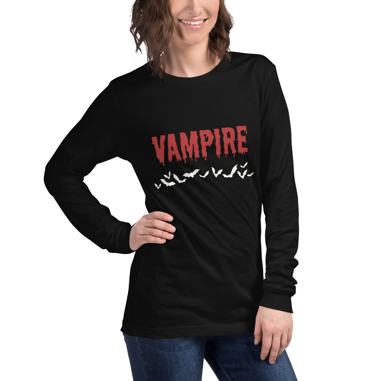 VAMPIRE (RED) UNISEX LONG SLEEVE TEE