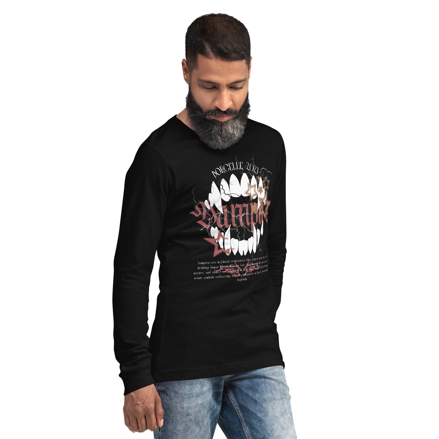 VAMPIRE BOCELLE UNISEX LONG SLEEVE TEE