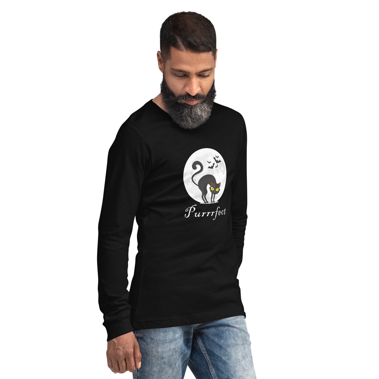 PURRRFECT UNISEX LONG SLEEVE TEE