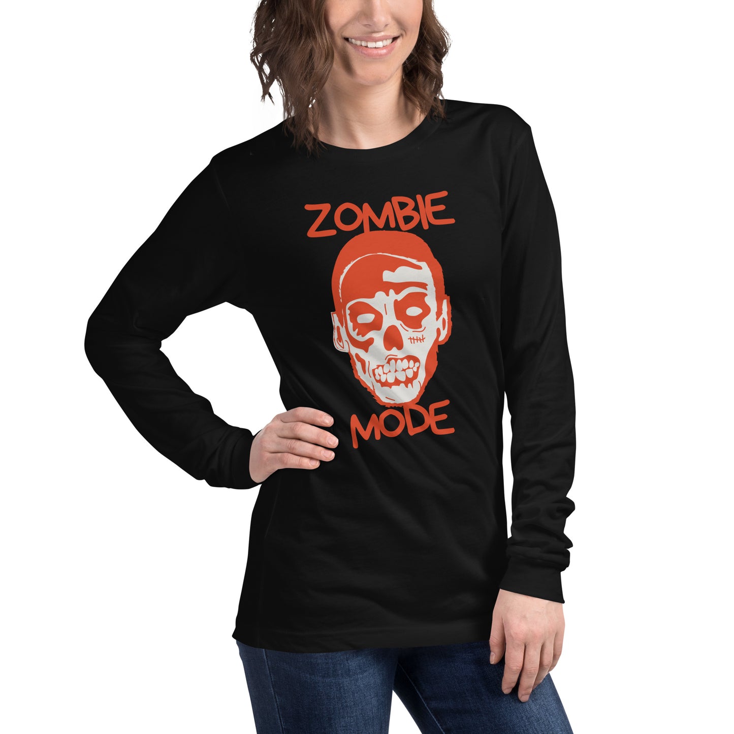 ZOMBIE MODE UNISEX LONG SLEEVE TEE