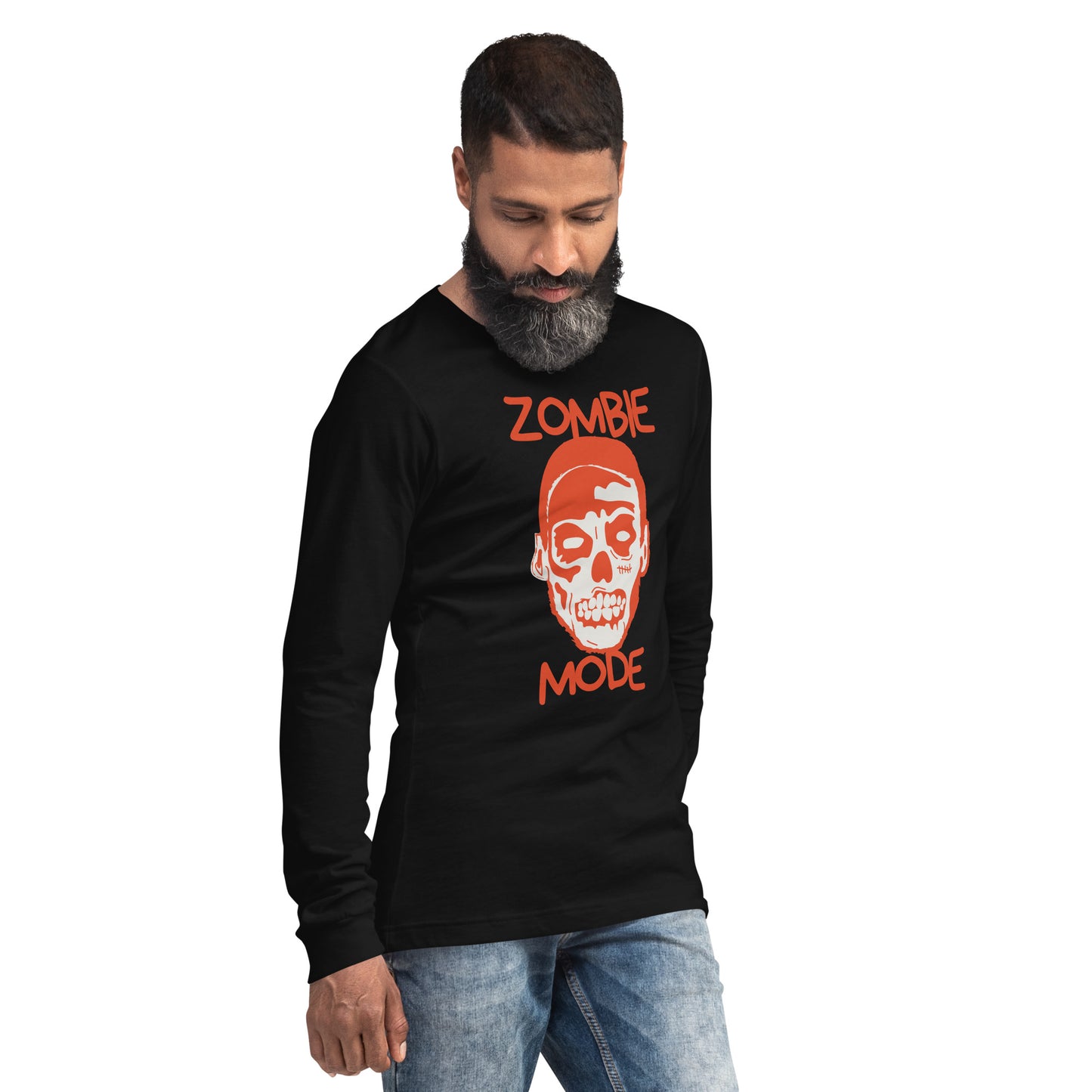 ZOMBIE MODE UNISEX LONG SLEEVE TEE
