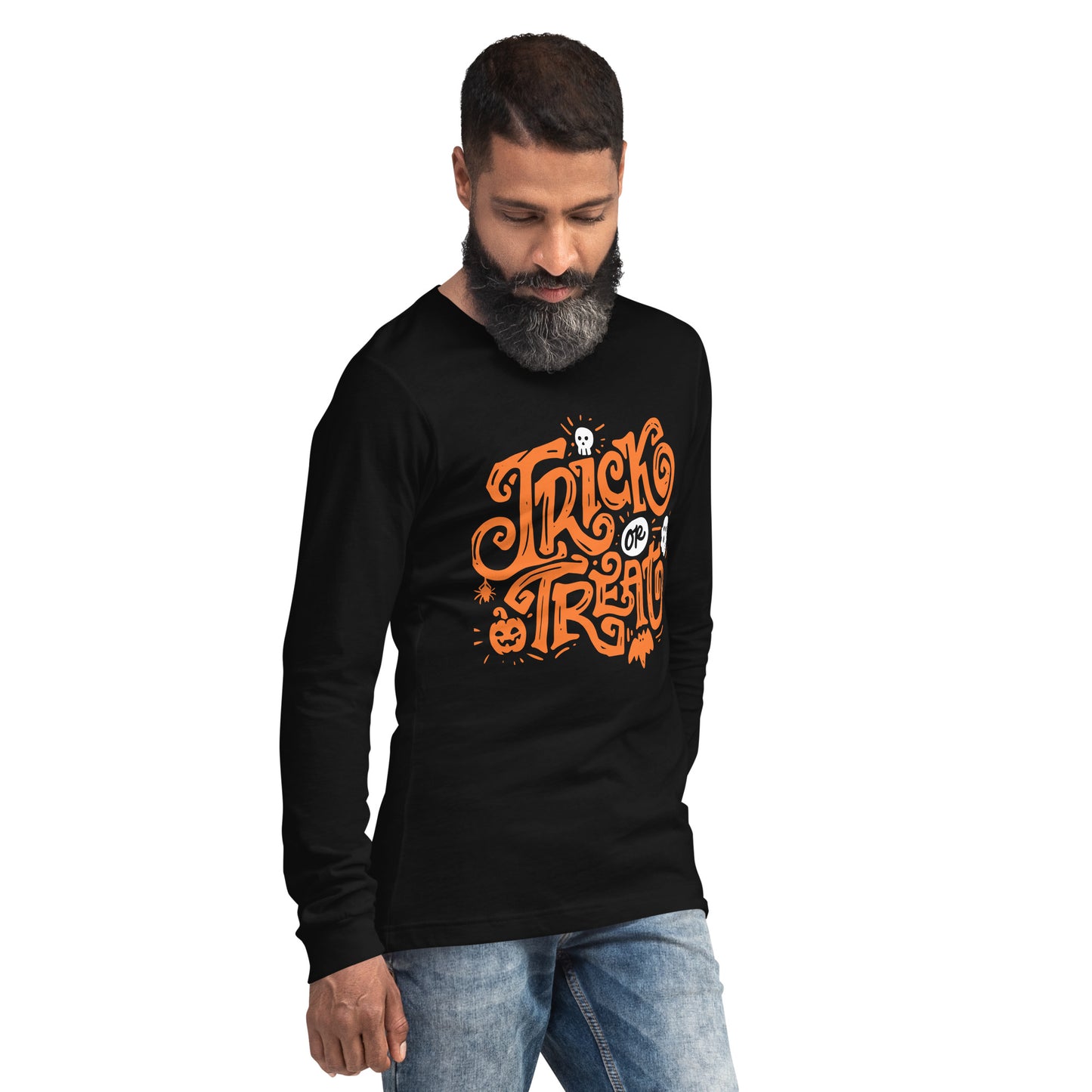 TRICK-OR-TREAT UNISEX LONG SLEEVE TEE
