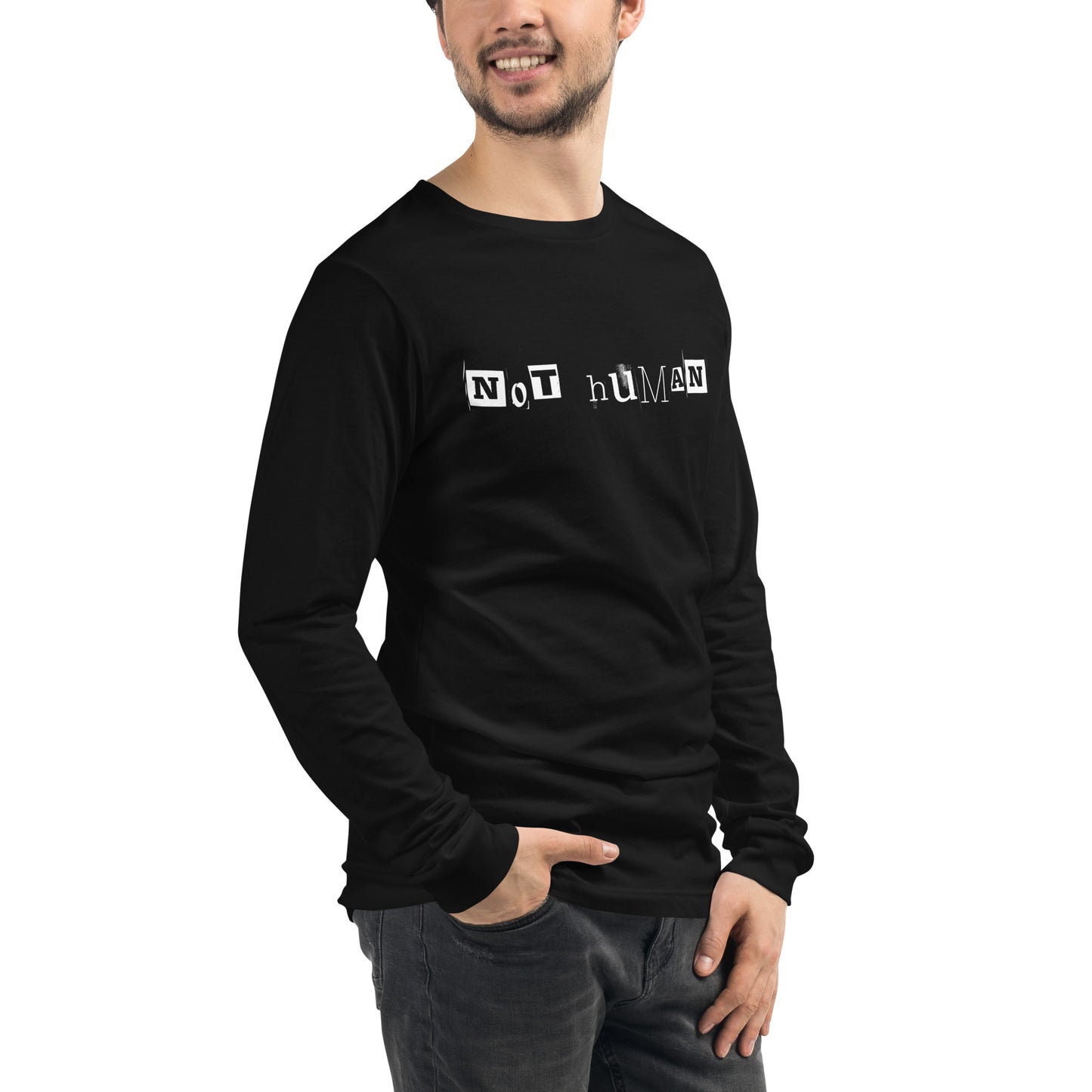 NOT HUMAN UNISEX LONG SLEEVE TEE