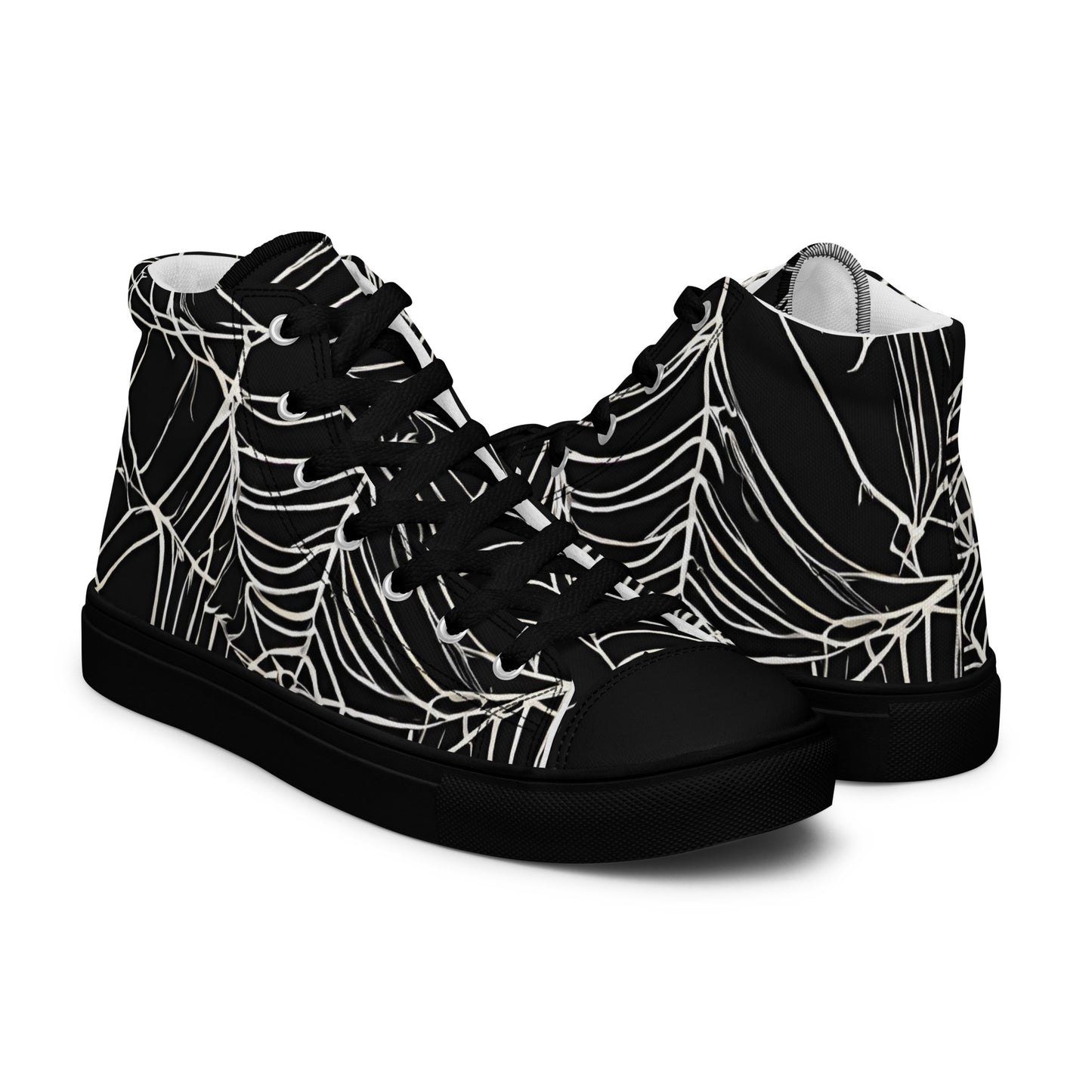 WOMEN'S WEB OF LIES HIGH TOP CANVAS SHOES