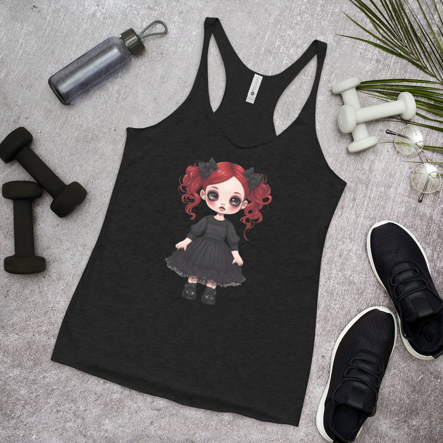 BABY GOTH DOLL WOMEN'S RACERBACK TANK