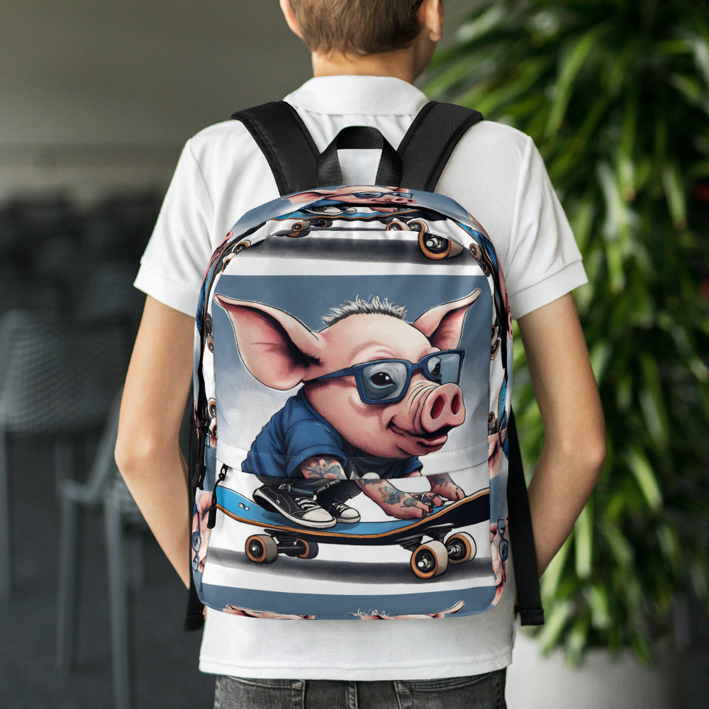 SKATER PUNK PIG BACKPACK