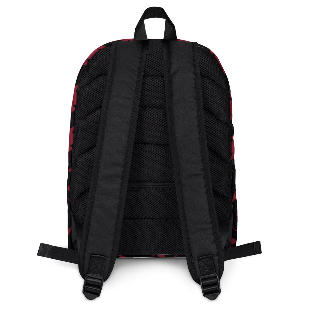 FLAMING HEART BACKPACK