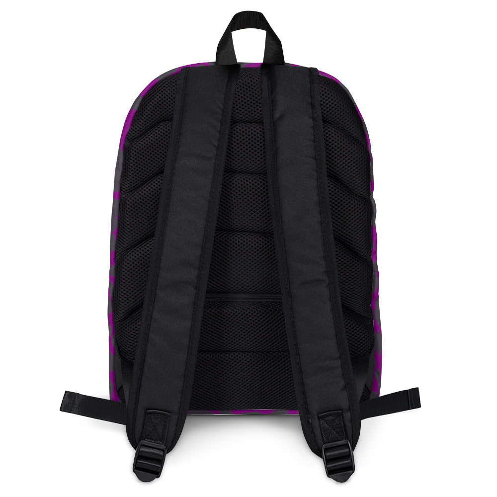 PURPLE LEOPARD BACKPACK