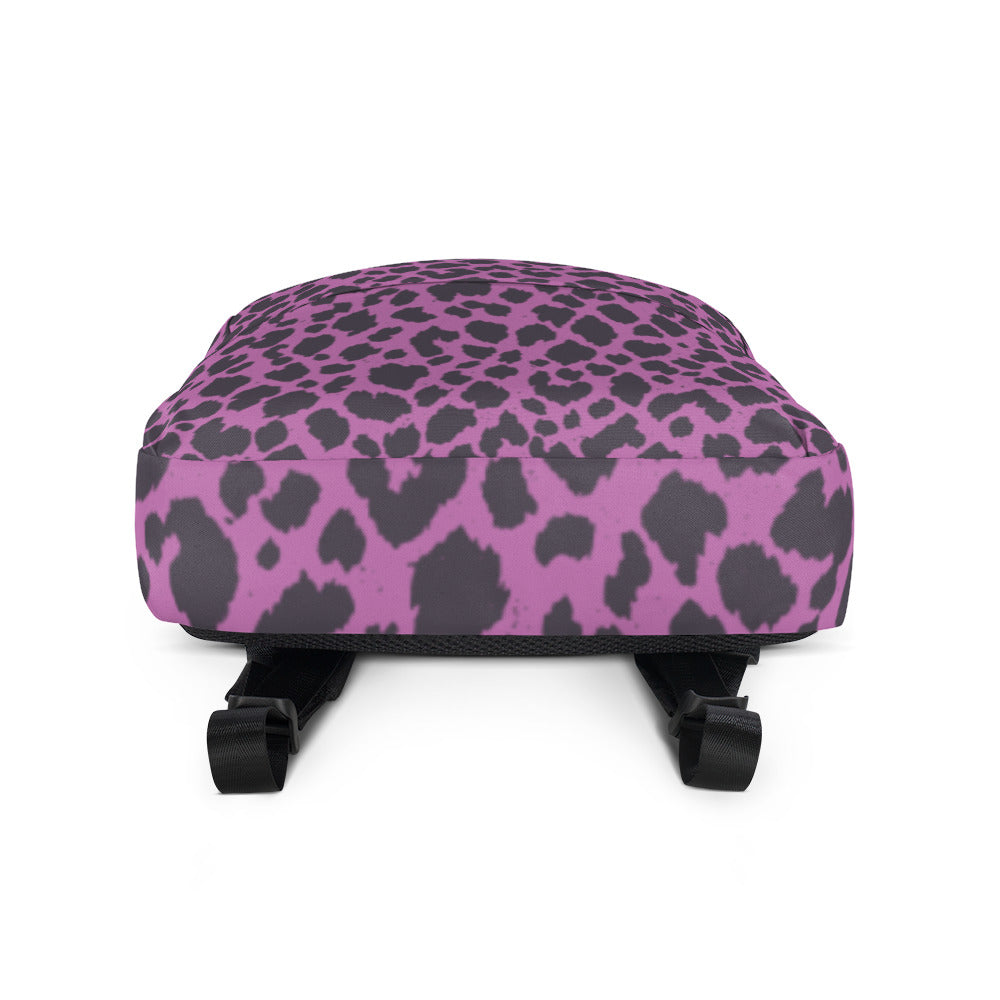 PINK LEOPARD BACKPACK