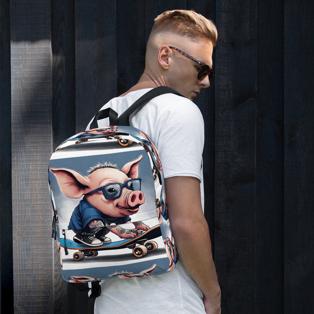 SKATER PUNK PIG BACKPACK