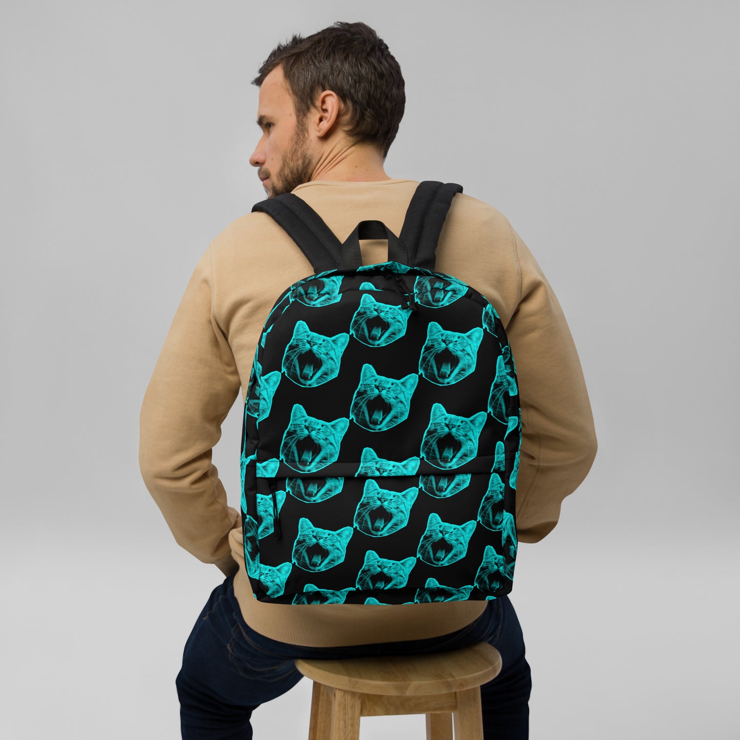 ELECTRIC BLUE CAT BACKPACK