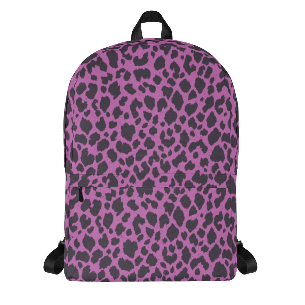 PINK LEOPARD BACKPACK