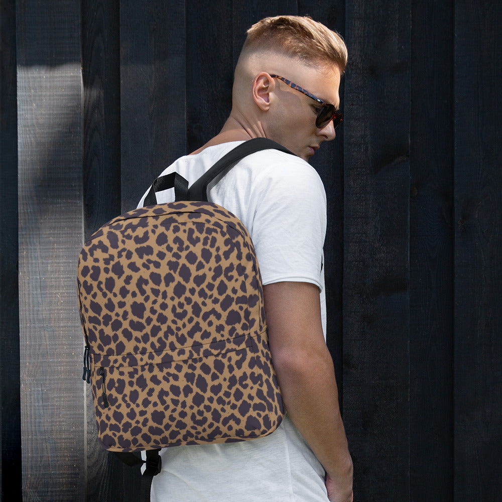 LEOPARD PRINT BACKPACK