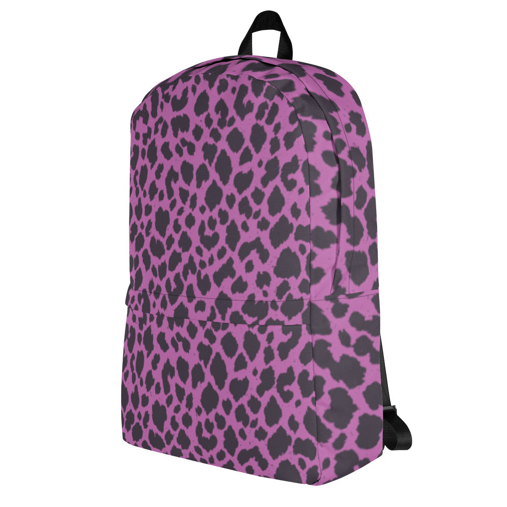 PINK LEOPARD BACKPACK