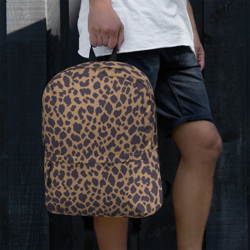 LEOPARD PRINT BACKPACK