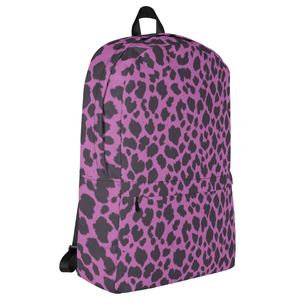 PINK LEOPARD BACKPACK