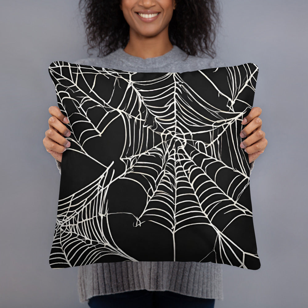 WEB OF LIES PILLOW