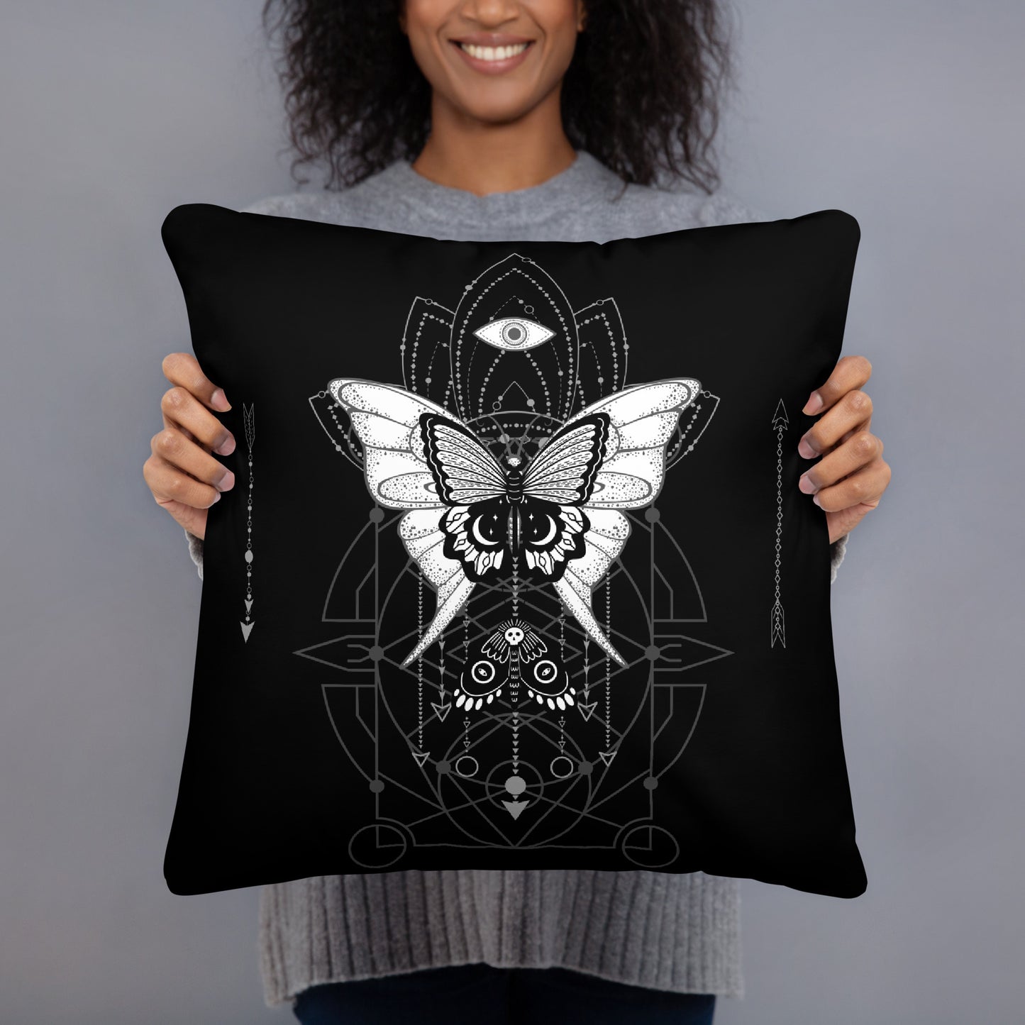 MOTH ACCENT PILLOW