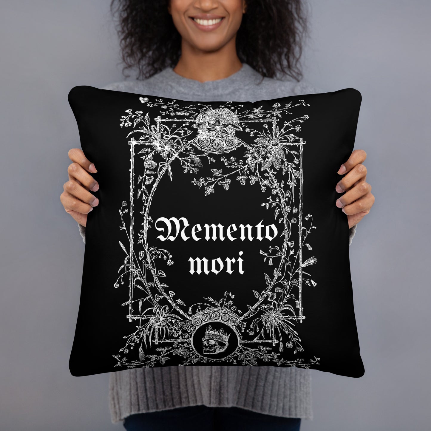 MEMENTO MORI ACCENT PILLOW