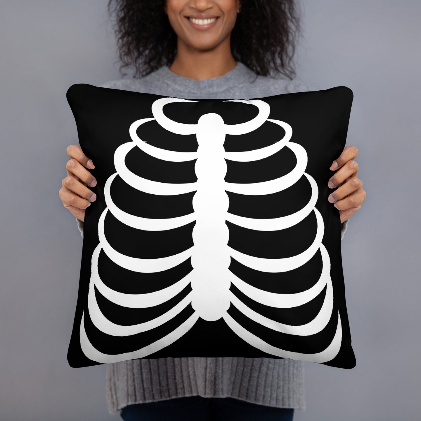 RIBS & SPINE ACCENT PILLOW