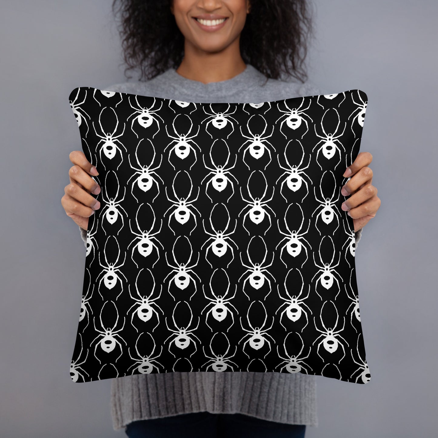 BLACK WIDOW PILLOW