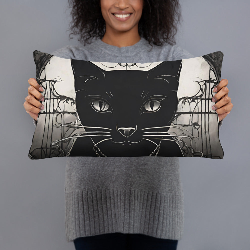 BLACK CAT FEVER PILLOW