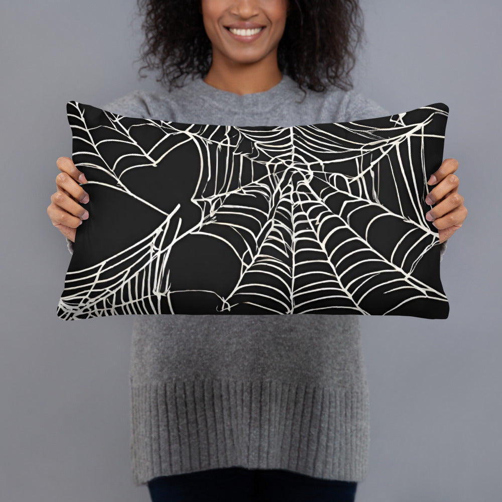 WEB OF LIES PILLOW