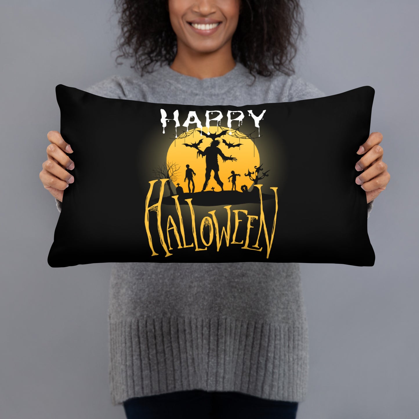 HAPPY HALLOWEEN ACCENT PILLOW