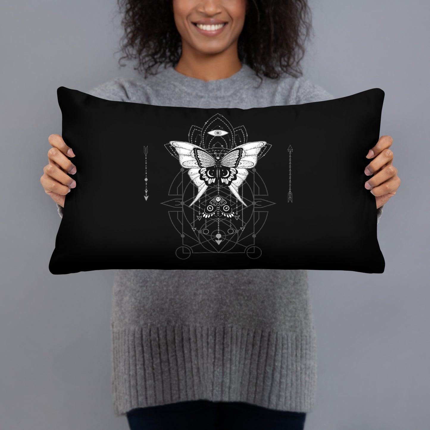 MOTH ACCENT PILLOW