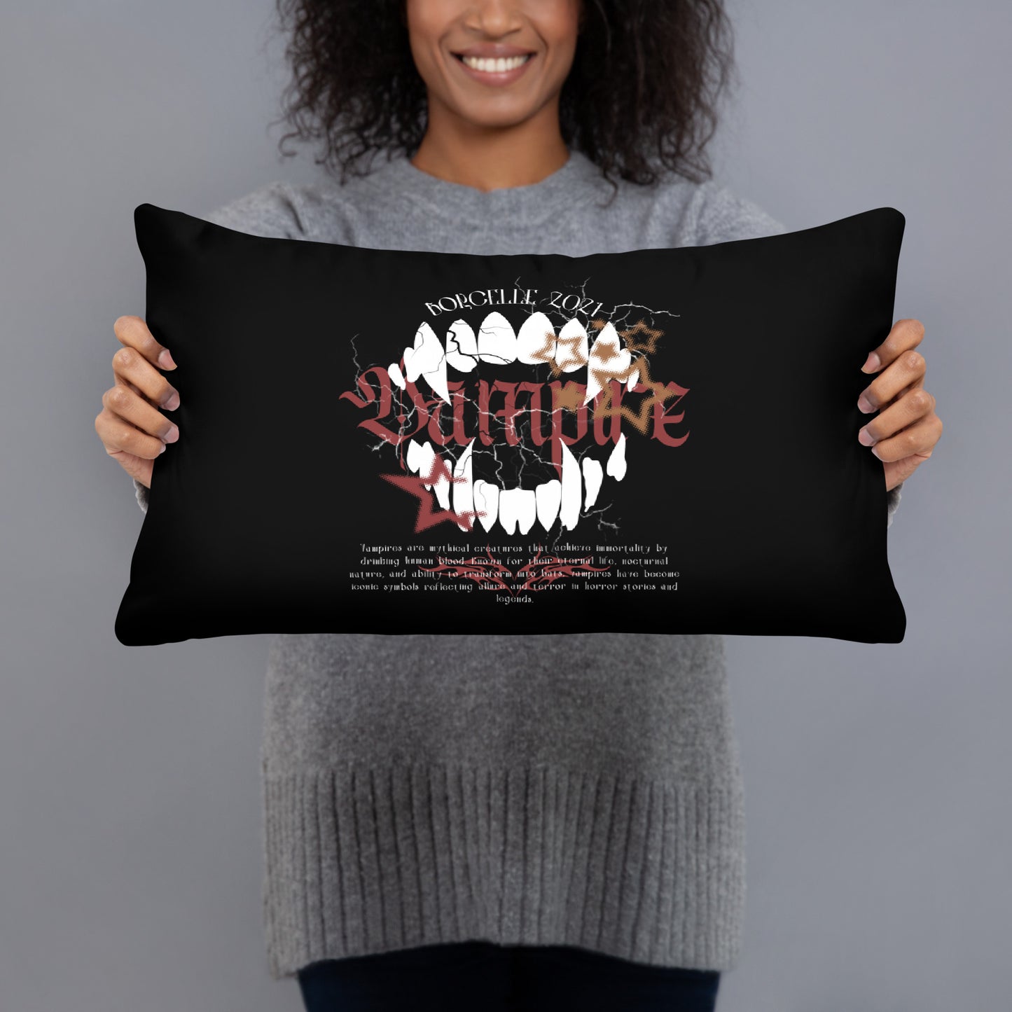 VAMPIRE BORCELLE ACCENT PILLOW