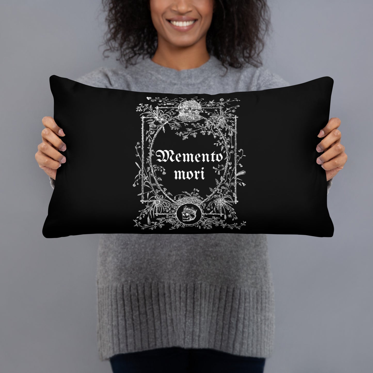 MEMENTO MORI ACCENT PILLOW