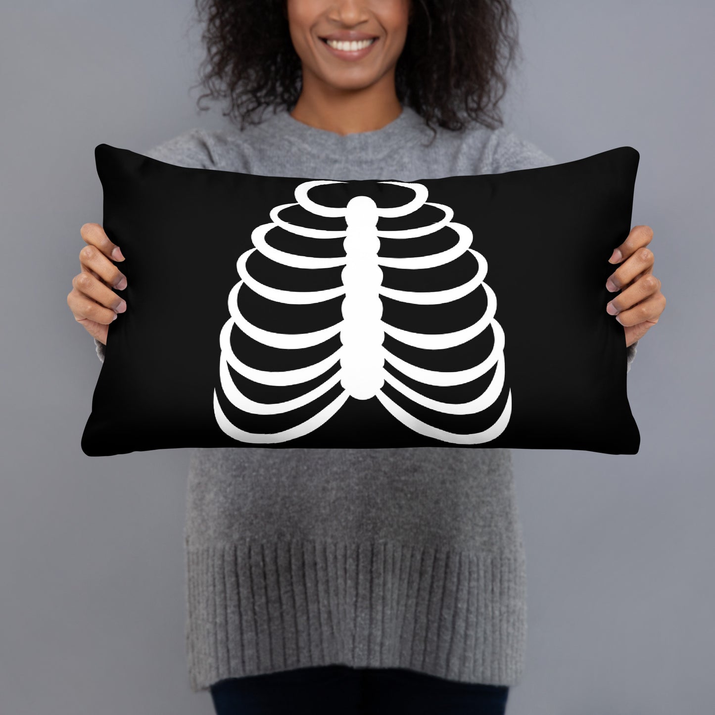 RIBS & SPINE ACCENT PILLOW