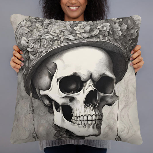 SKELETON QUEEN PILLOW