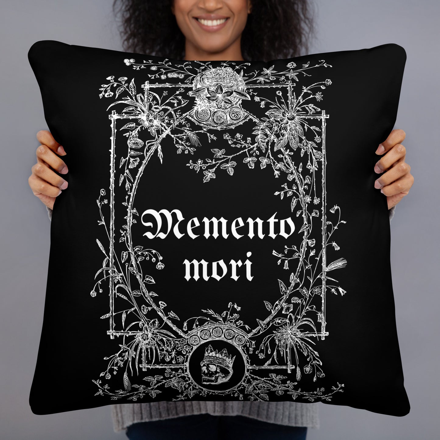 MEMENTO MORI ACCENT PILLOW