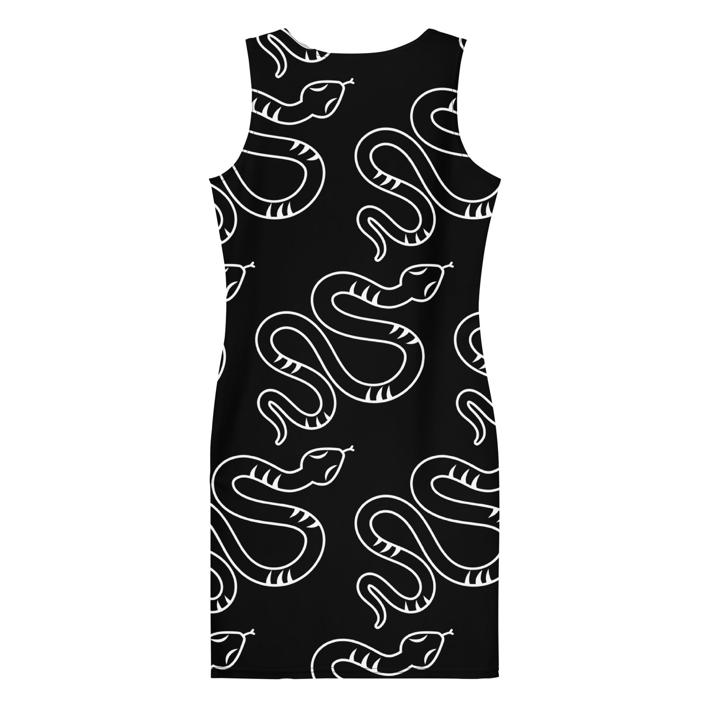 SNAKE FITTED DRESS