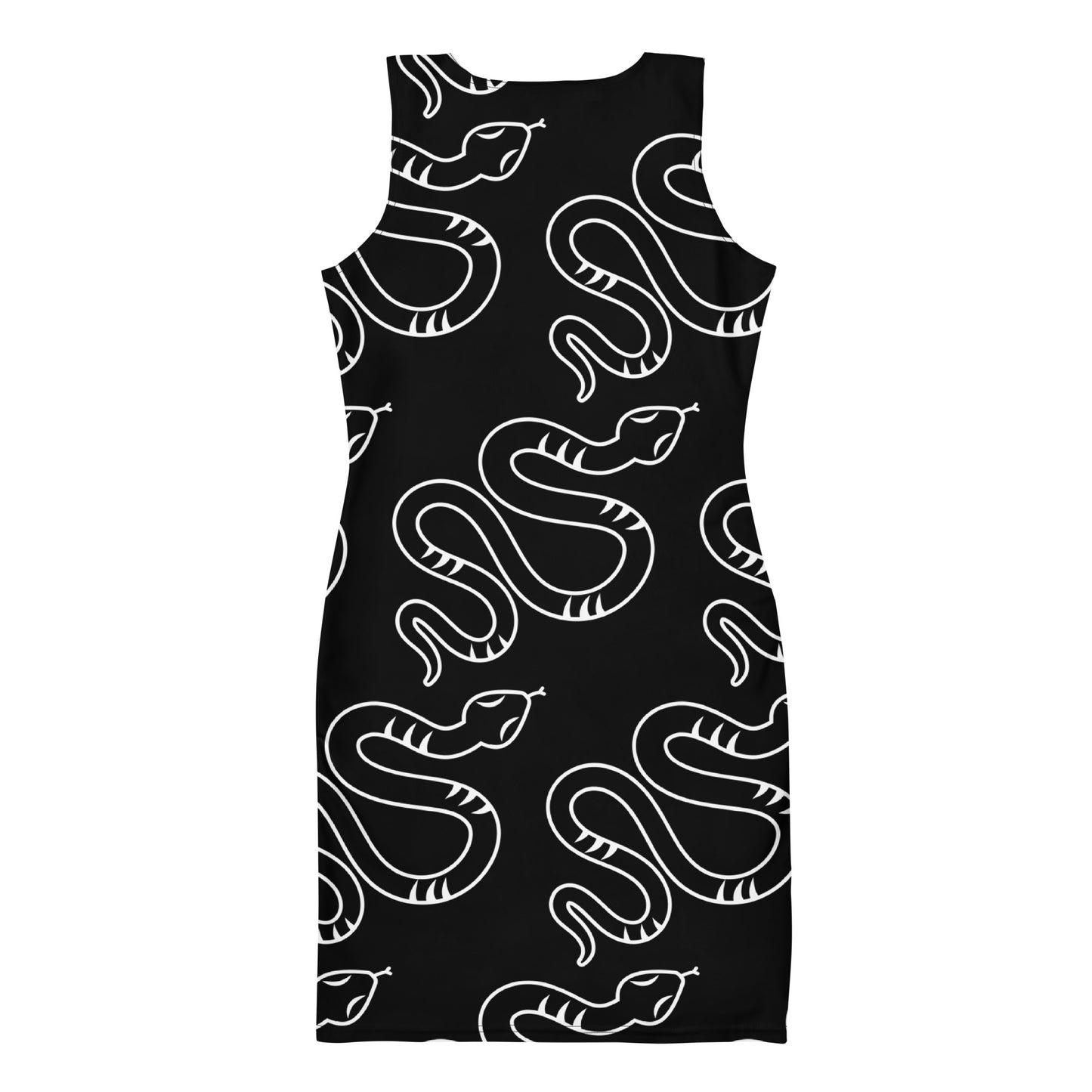 SNAKE FITTED DRESS