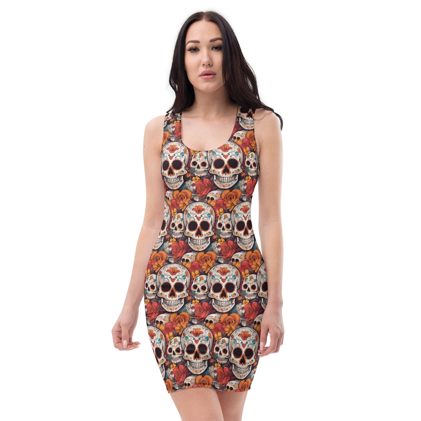DIA DE LOS MUERTOS FITTED DRESS
