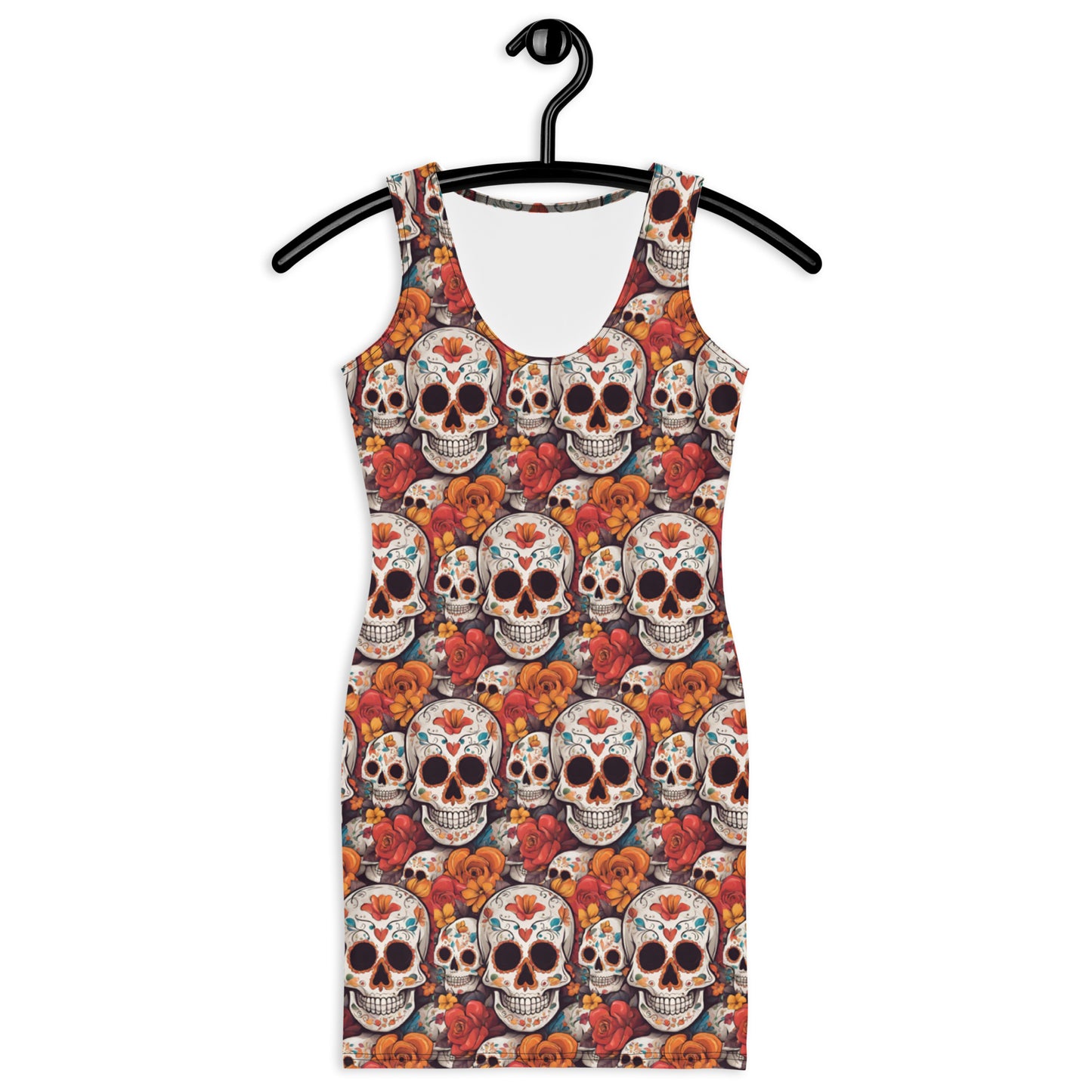 DIA DE LOS MUERTOS FITTED DRESS