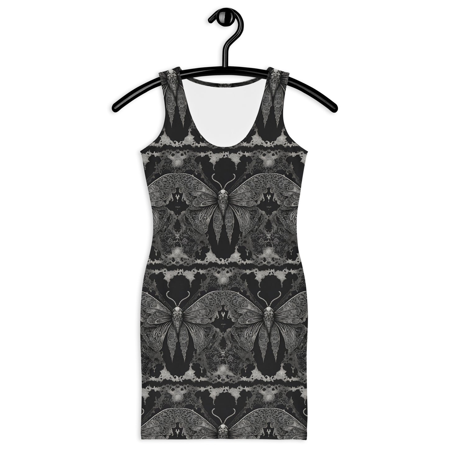 MOTH & LACE FITTED DRESS