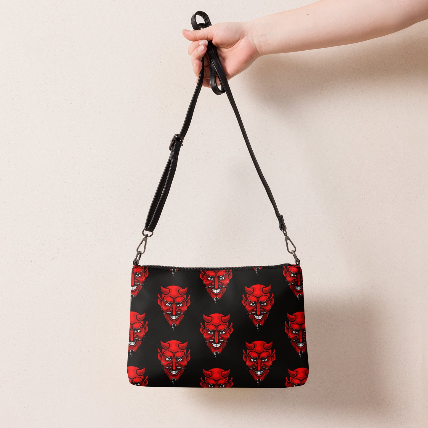 RED DEVIL B CROSSBODY BAG